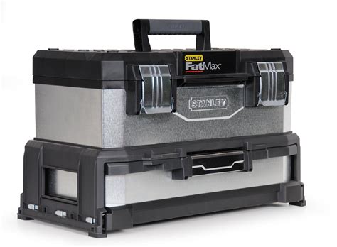 fatmax 26 metal plastic tool box|stanley fatmax tool boxes.